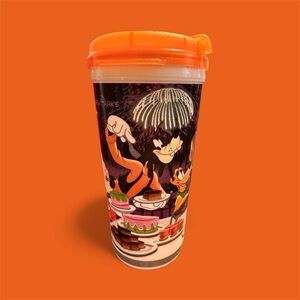 Disney Parks Epcot Tumbler with Orange Lid